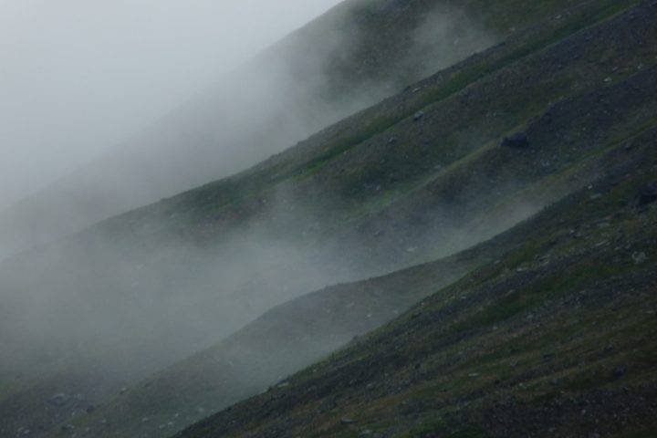 a close up of a hillside